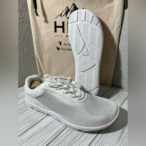 Hike footwear Cloud Ergonomic Supportive Barefoot sneakers white women’s 12/12.5